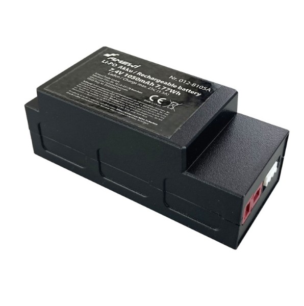 7,4V 1050mAh 25C (T-Stecker) 2S LiPo Akku für Hyper Go TX16