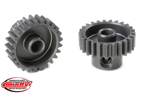 Motorritzel ALU 48dp 25Z Ø3,17mm Welle, AL7075 hart eloxiert
