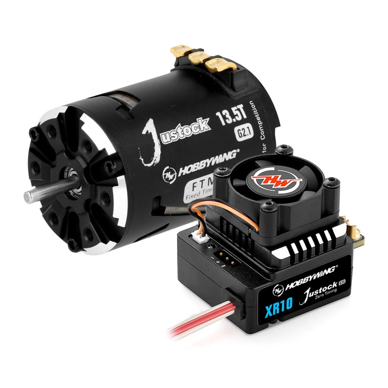 1:10 Combo 13,5T (3200kv) 60A Xerun Justock G3S, Hobbywing
