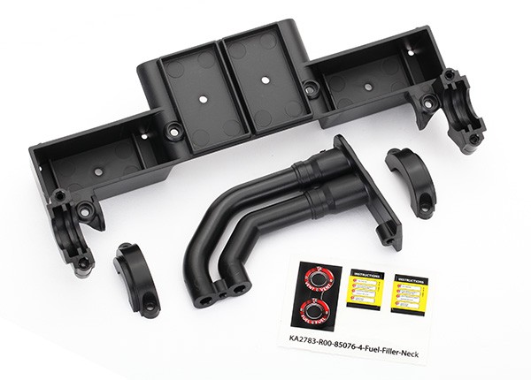 Chassis Tray, Driveshaft clamps, Fuel Filler (schwarz)