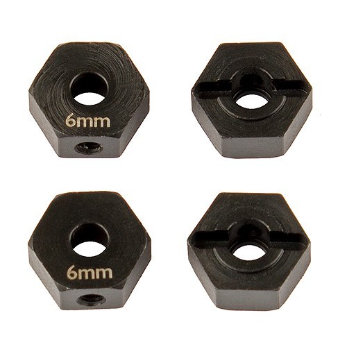 Element RC FT Enduro Wheel Hexes, 6 mm, steel