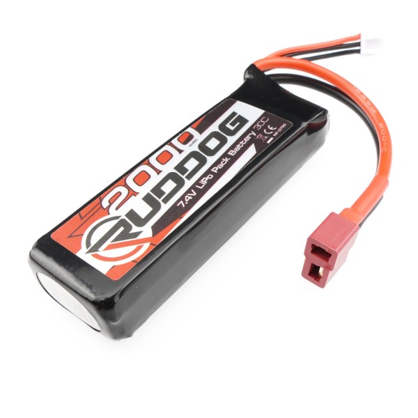 7,4V 2000mAh 30C (T-Stecker) LiPo für 1:14 Modelle