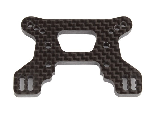 B74.2/.1 Dämpferbrücke vorne 23mm, Kohlefaser