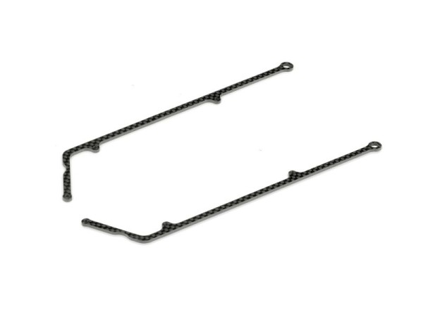 X10 Carbon Side Brace For 1-Piece Chassis (2)