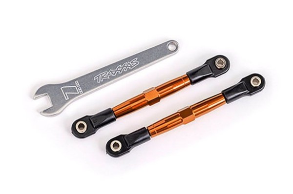 Vorspurstange vo Alurohr orange eloxiert
