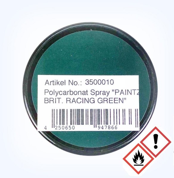 Lexanfarbe "BRIT. RACING GREEN" 150ml