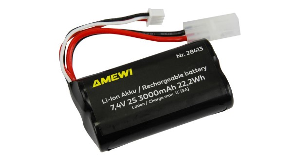 7,4V 3000mAh (Tamiya) Li-Ion Akku