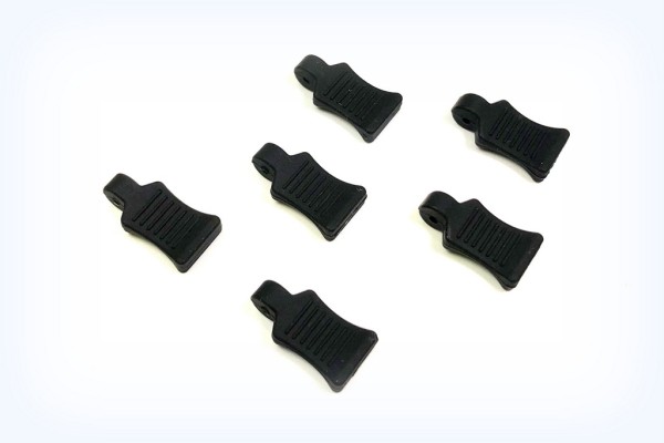 Gummi Splint - Grip "schwarz" (6 St.)