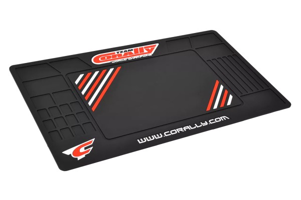 Team Corally Pit Mat XL Gummi, 85x50 cm