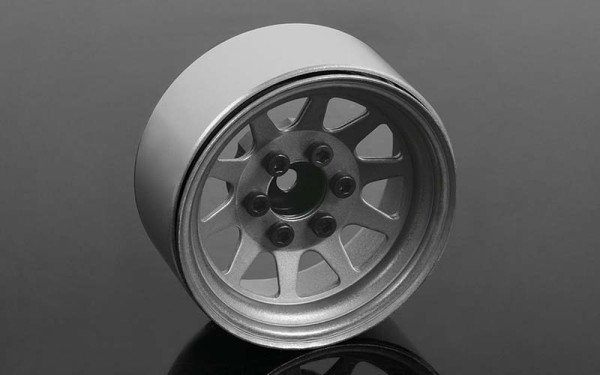 1.9" OEM Stahl Beadlock Felge, silber (4 Stück), RC4WD