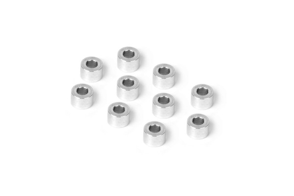 Unterlegscheibe 3x6x4,0mm, Alu (10)