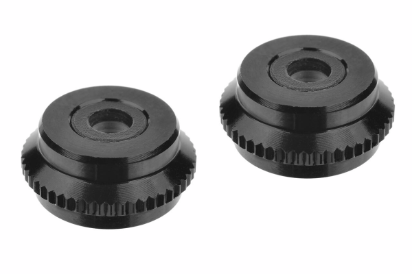 Shock Cap - Lower - Aluminum - 2 pcs