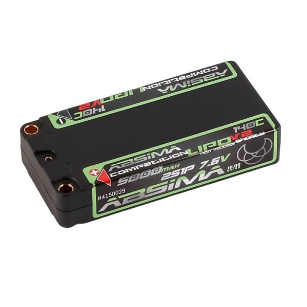 7,6V 5000mAh 140C (h20mm) Comp. Shorty, Absima