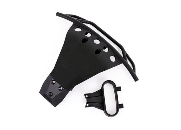 Bumper + Halter vorn mit LED-Licht-Befestigung