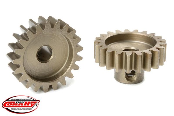 Motorritzel Modul 1 21Z, Stahl gehärtet, 5mm (1 St), Corally