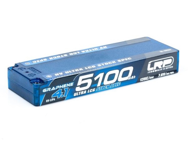 7,6V 5100mAh 135C (h20,0mm) Ultra LCG Stock Spec Graphene-4.1 LiPo, LRP