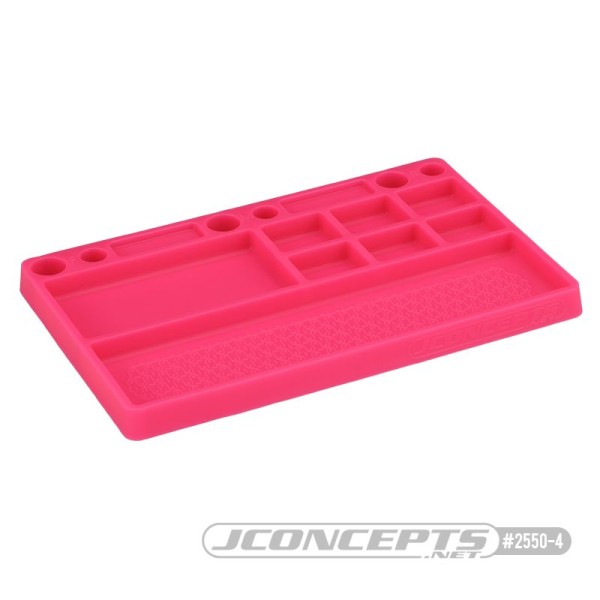 JConcepts Teile Ablage, Gummi, pink 181x114x12,5mm