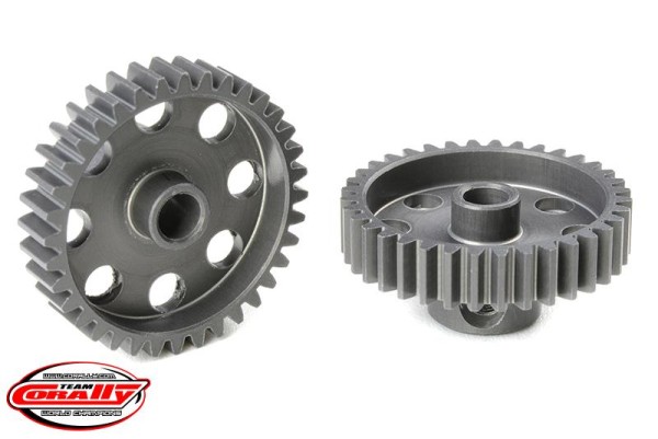 Motorritzel ALU 48dp 36Z Ø3,17mm Welle, AL7075 hart eloxiert