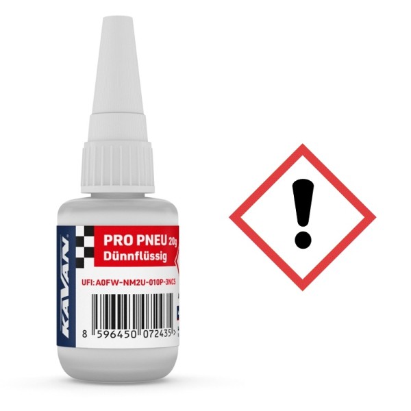 Reifenkleber (rot) dünnflüssig KAVAN PRO (20g)