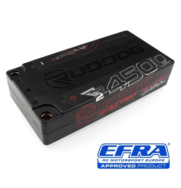 7,4V 4500mAh 150C (h20,0mm) RR2 ProStock Shorty LiPo, RUDDOG