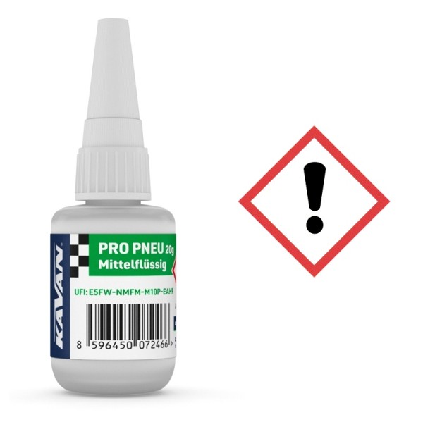 Reifenkleber (grün) mittelflüssig KAVAN PRO (20g)
