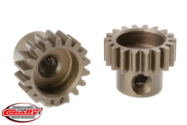 Motorritzel Modul 0,6 18 Zähne Stahl 3.17mm Welle