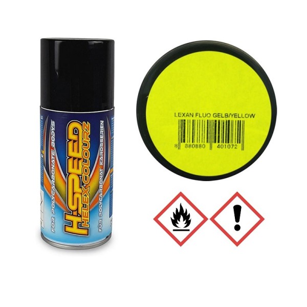 Lexanfarbe "fluo gelb" 150ml