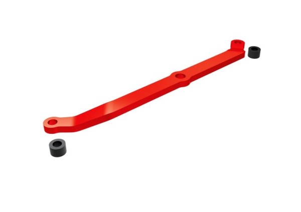 Steering link, 6061-T6 aluminum (red-anodized)/ servo horn,
