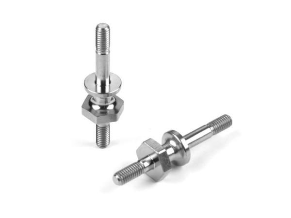 XRAY Titanium M3/M3 Upper Shock Mount Stand Off With Hex (2)