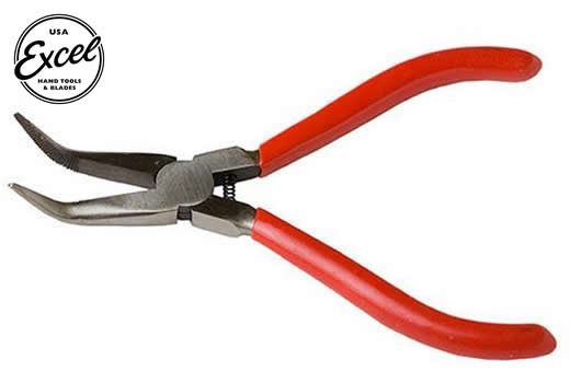 Spitzzange gebogen 13,2cm, Excel Tools