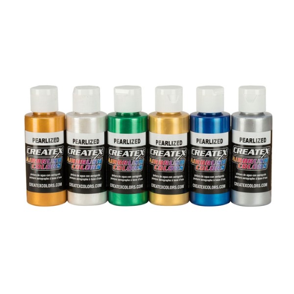 Createx Pearlized Set 6 x 60 ml (5804-00)