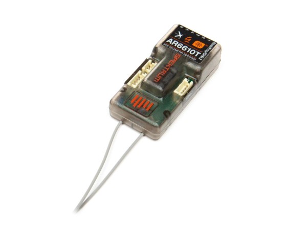 Spektrum AR6610T 6-Kanal Telemetrie Empfänger (DSMX)