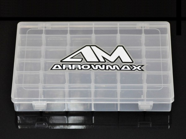 Arrowmax Parts Box groß (36 Fächer, Gesamtmaß 272x175x43mm)