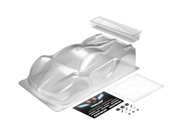 XRAY Gt Body With Wing For 1/8 On-Road Gt - Aero - Efra