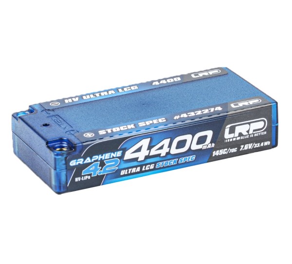 7,6V 4400mAh 145C (h20mm) ULCG Stock Spec Shorty Graphene-4.2 Lipo, LRP