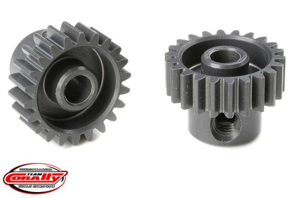 Motorritzel ALU 48dp 21Z Ø3,17mm Welle, AL7075 hart eloxiert