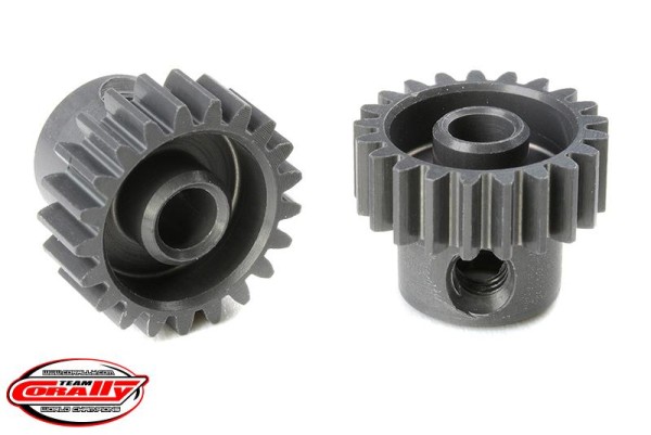 Motorritzel ALU 48dp 22Z Ø3,17mm Welle, AL7075 hart eloxiert