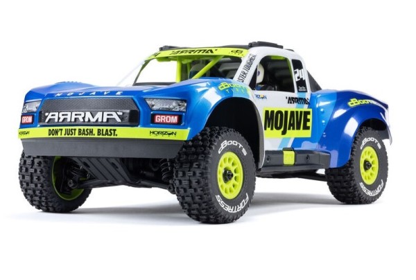 ARRMA MOJAVE GROM MEGA 380 Brushed 1:16 Small-Scale 4x4 Desert Truck blau RTR