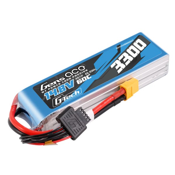 14,8V 3300mAh 60C (XT60) G-Tech LiPo, GensAce
