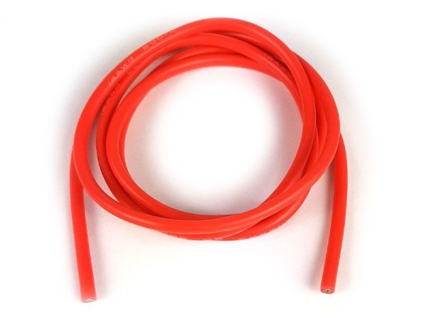 Silikonkabel 2,5mm² 14AWG 1m rot