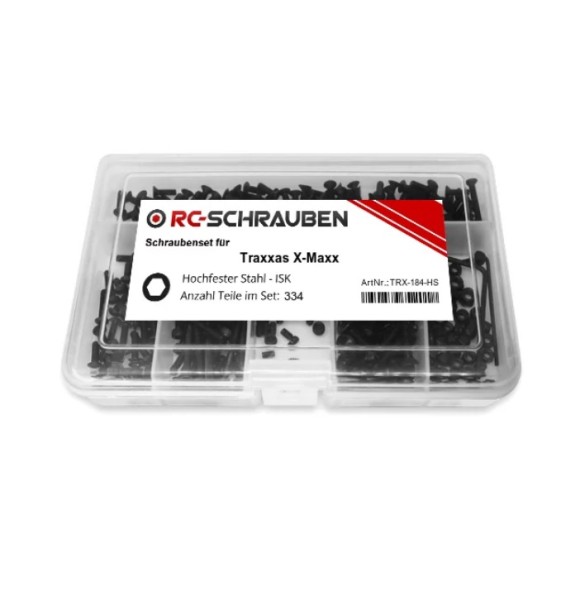 Schrauben-Set Traxxas X-Maxx Stahl (334 Teile)