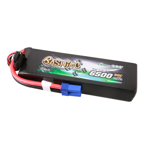 11,1V 6500mAh 60C (EC5) G-Tech Bashing-Series LiPo, GensAce