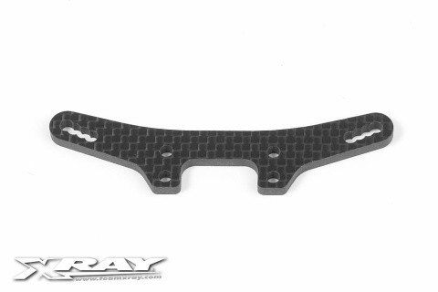 T4 Stoßdämpferbrücke Vorne 3.0mm Kohlefaser