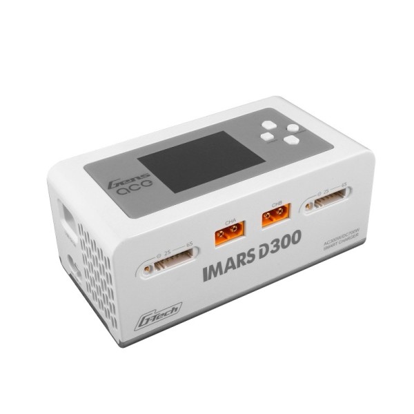 Gens Ace IMARS D300 G-Tech Dual Lader weiß (2x 16A) 12/230V