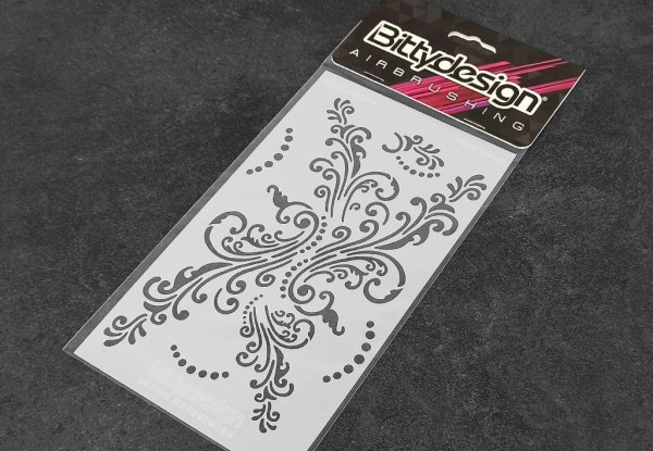 Bittydesign Lackierschablone - Floreal