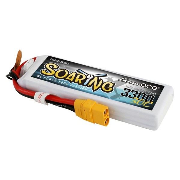 11,1V 3300mAh 30C LiPo, GensAce Soaring