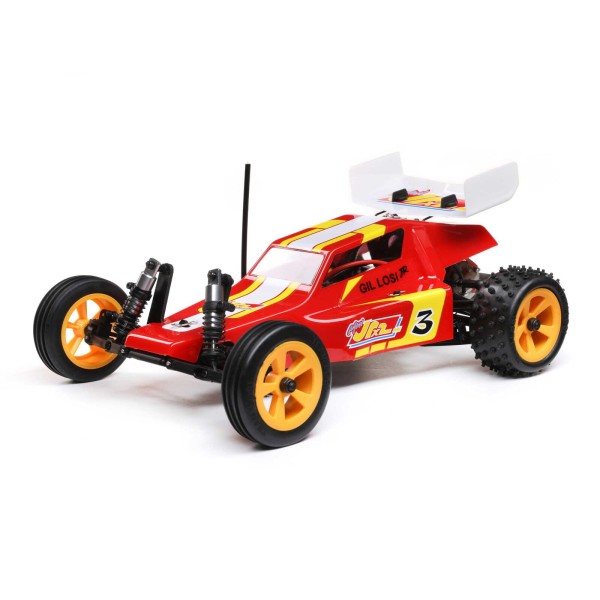 Losi 1:16 Mini JRX2 2WD Buggy Brushed RTR rot