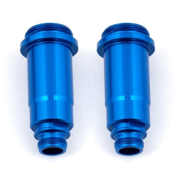 Shock Bodies, 12x27.5 mm, front, blue aluminum
