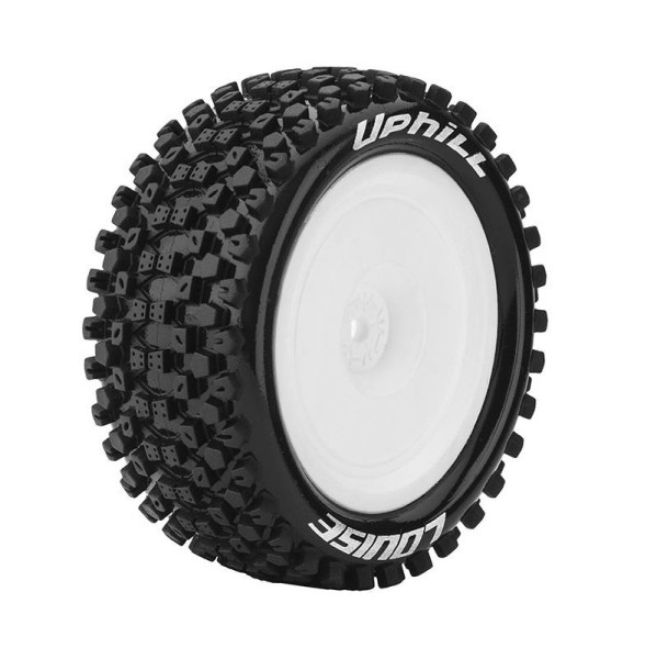1:10 E-UPHILL 2.2" Heck-Komplettrad, 12mm, Louise