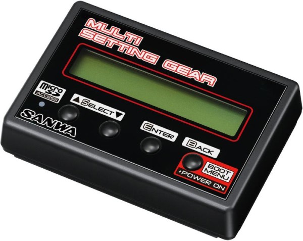 Einstellbox für programmierbare Sanwa-Servos